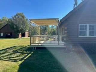 Composite deck project in Ohio