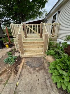 Custom deck construction in East Columbus Ohio